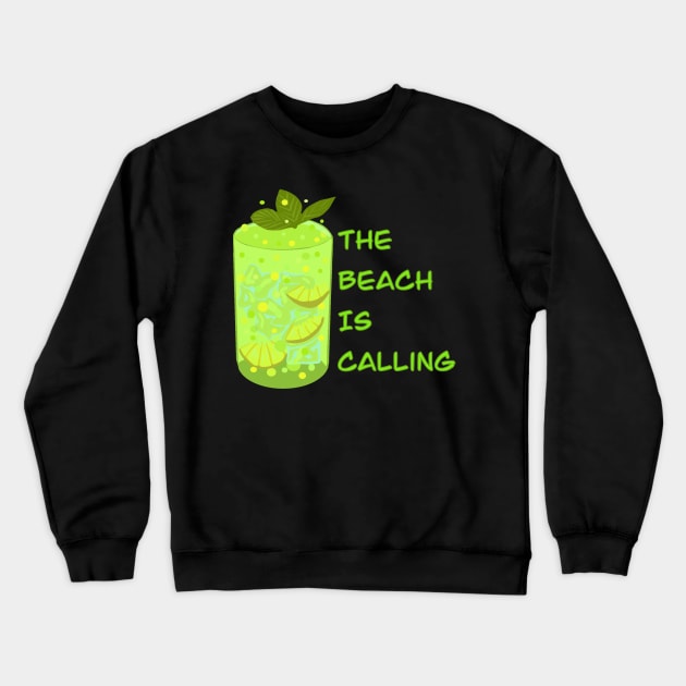 The beach is calling Crewneck Sweatshirt by Keatos